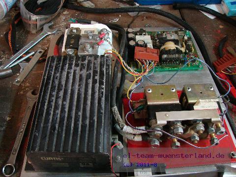 Curtis und Schützbaugruppe auf Alublech